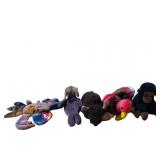 5 Ty Beanie Babies with Various Animal Designs