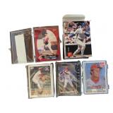 Baseball Trading Cards in Protective Cases
