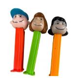 Three PEZ Dispensers Featuring Cartoon Characters
