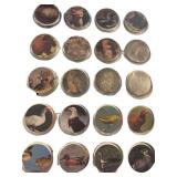 Animal-Illustrated Pog Milk Caps in Plastic Sleeve