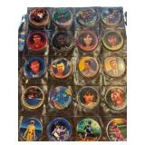 Complete Set of Power Rangers Pog Caps 1-50 with C
