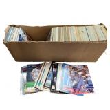 Baseball Trading Cards in Cardboard Box