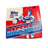 1986 Topps Baseball Cards Box With 18 Sealed Packs