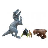 Dinosaur and Vehicle-Themed Toys, Including Movabl
