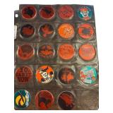 19 Halloween-Themed Pog Milk Caps in Plastic Holde