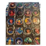 Complete Set of Power Rangers Pog Caps 1-50 with C