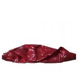 Red Inflatable Vinyl Structure with Printed Instru