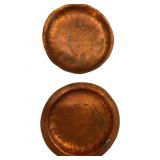 Hammered Copper Plates