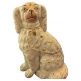 Ceramic Staffordshire-Style Spaniel Figurine with