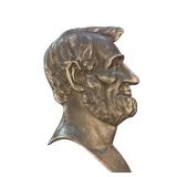 Cast Metal Wall Plaque of Abraham Lincoln by Weidl