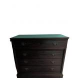 Antique Wooden Secretary Desk with Drawers and Pul