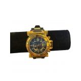 Wolf-Cub Stainless Steel Chronograph Watch with Go