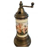 Decorative Music Box with Brass and Hand-Painted C