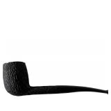 Kingsland 6-Inch Briar Pipe with Rustic Finish