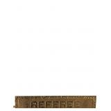 Vintage Gold-Tone Metal Referee Pin, 2 Inches Long