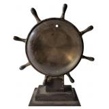 Nautical-Themed Clock Case in Ship Wheel Design, 4