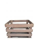 Wooden Slatted Crate for Harvesting or Transportin