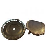 Wooden Display Stands with Carved Details
