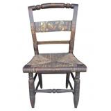 Antique Hitchcock ï¿½Fancyï¿½ Chair with Stenciled Bac