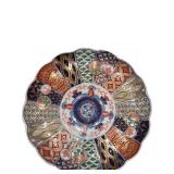 Japanese Imari-Style Porcelain Serving Plate with