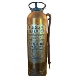 S.O.S. Defender Brass Fire Extinguisher by Schwart