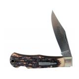 Remington R1306 Folding Knife with Stag Handle and