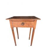 Antique American Sheraton-Style Stand with Figured