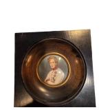 Hand-Painted Miniature Portrait of Napoleon II in