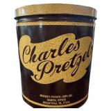Charles Pretzel Metal Tin by Musser