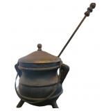 Vintage Cast Iron Cauldron Fire Starter Smudge Pot