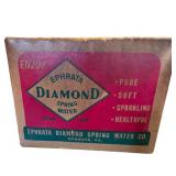Ephrata Diamond Spring Water Box with Six Glass Bo