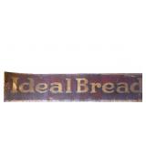 Vintage ï¿½Ideal Breadï¿½ Painted Metal Advertisingï¿½ w
