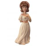 Porcelain Figurine of a Woman in Edwardian-Style D