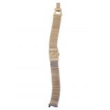 Bulova 14k White Gold Wristwatch with Mesh Bracele