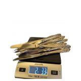 12 Wallace Sterling Silver Knives, Grande Baroque