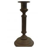 Antique-Style Cast Metal Candlestick Holder