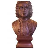1988 Bach Bust Sculpture by Balron Inc in Purple F