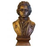 Beethoven Bronze Finish Plaster Bust