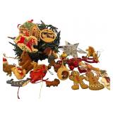 21 Christmas Tree Ornaments with Tree Topper