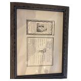 Framed Historical Dairy Advertisements Featuring C