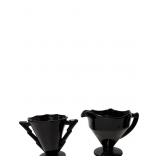 Vintage Black Amethyst Depression Glass Creamer an