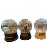 Three Mid-20th Century Souvenir Snow Globes