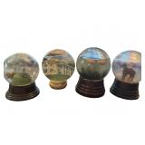 Four Vintage Snow Globes InB2195uding Austrian-Mad
