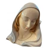 Ceramic Madonna Planter with Glazed Finish