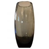 Vintage Smoke-Grey Glass ï¿½Hellasï¿½ Vase by Per Lï¿½tk