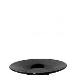 Black Amethyst Glass Bowl, 10-Inch Diameter
