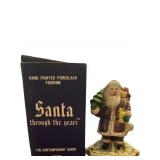 Hand-Painted Porcelain Figurine ï¿½Santa Through the