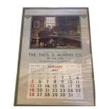 1947 Advertising Calendar by Thos. D. Murphy Co.,