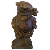 Antique Painted Lead Santa B2195aus Figurine