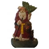 Hand-Painted Cast Iron Santa B2195aus Figurine Doo